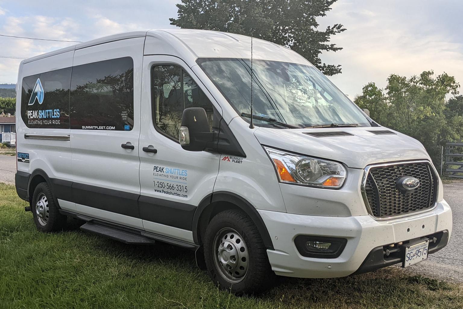 Peak Shuttles Van