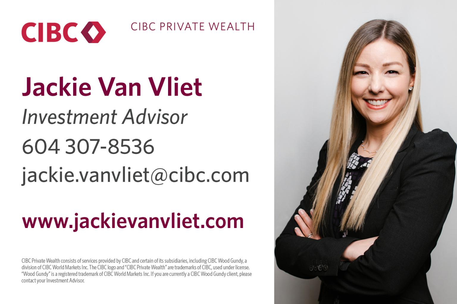 Jackie's business card