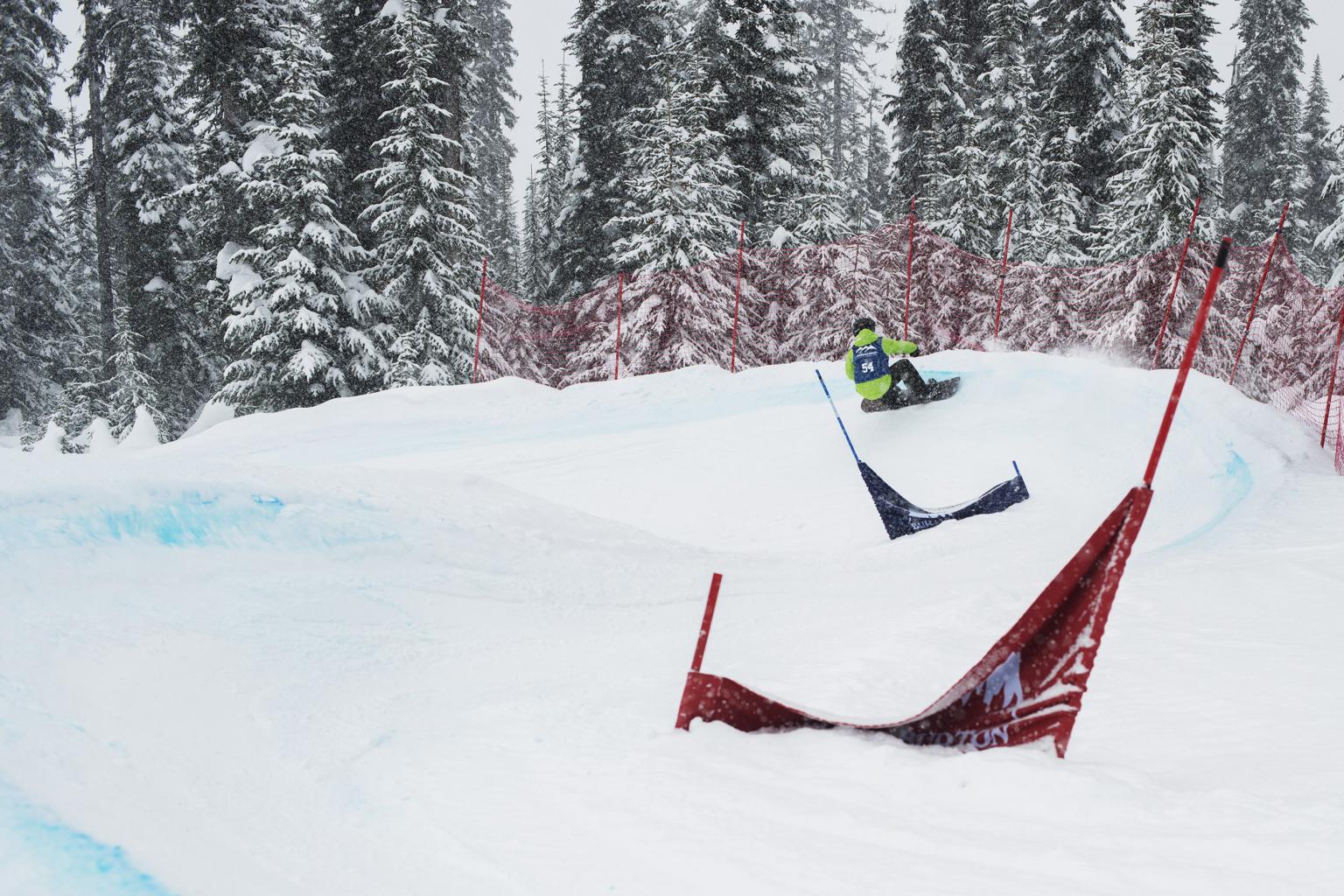 Banked Slalom course