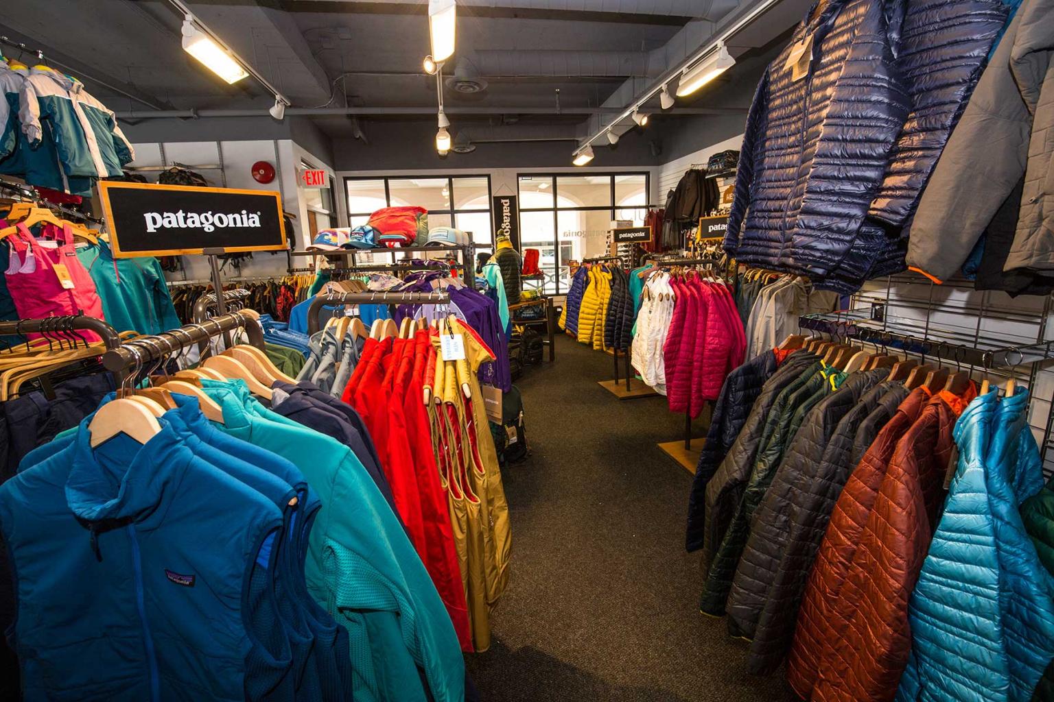 Inside a store that's stocked with winter jackets