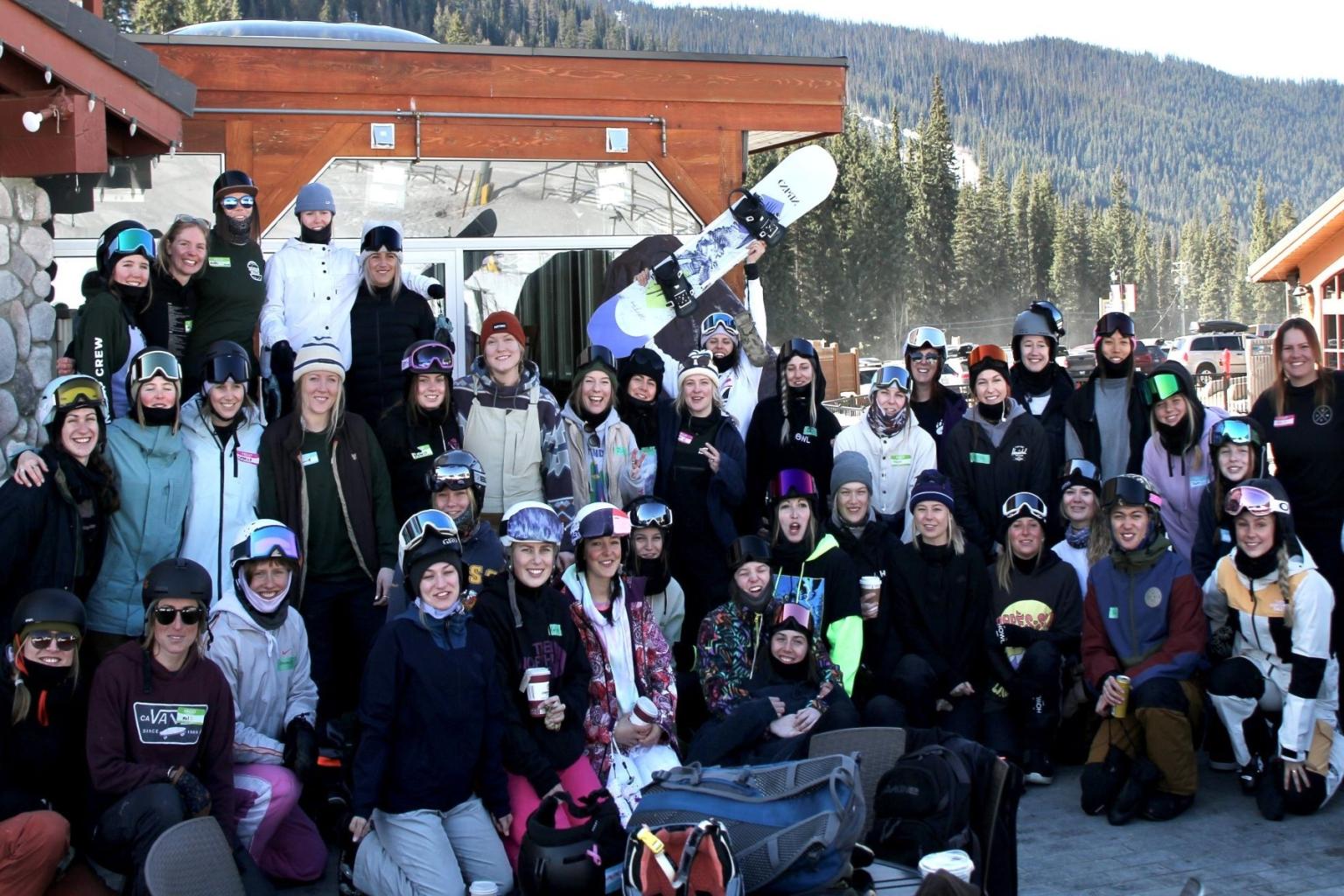 girls ski snowboard resort