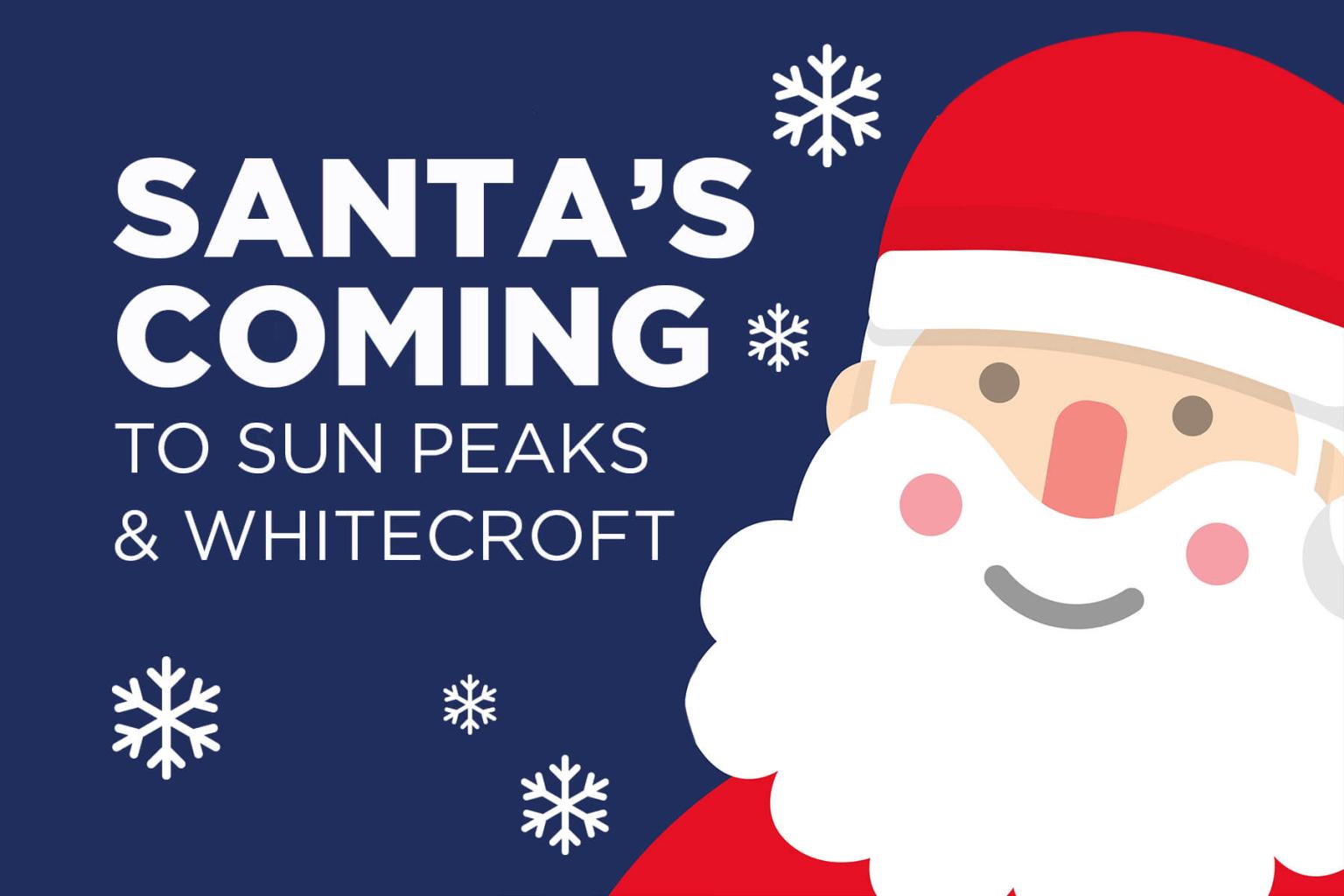 Santa Visits Sun Peaks