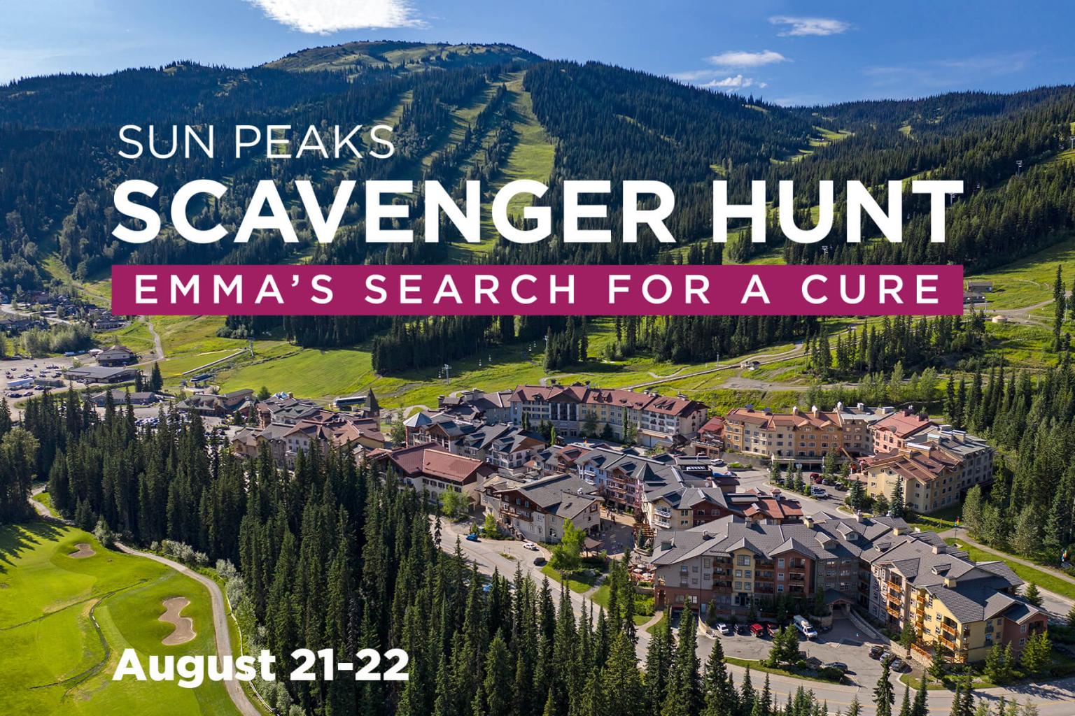 Sun Peaks Scavenger Hunt: Emma’s Search for a Cure 