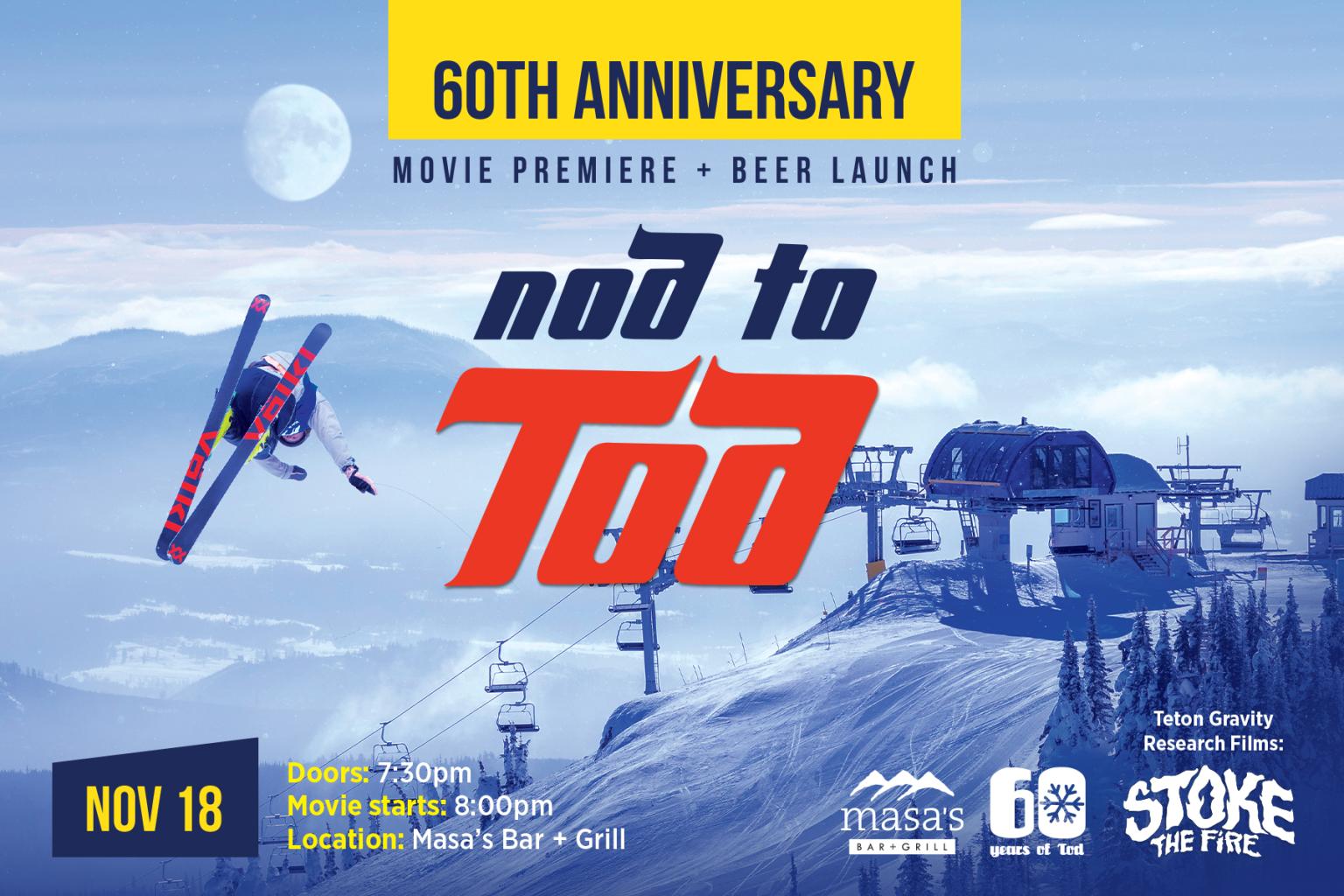 Nod To Tod: Movie Premiere + Beer Launch