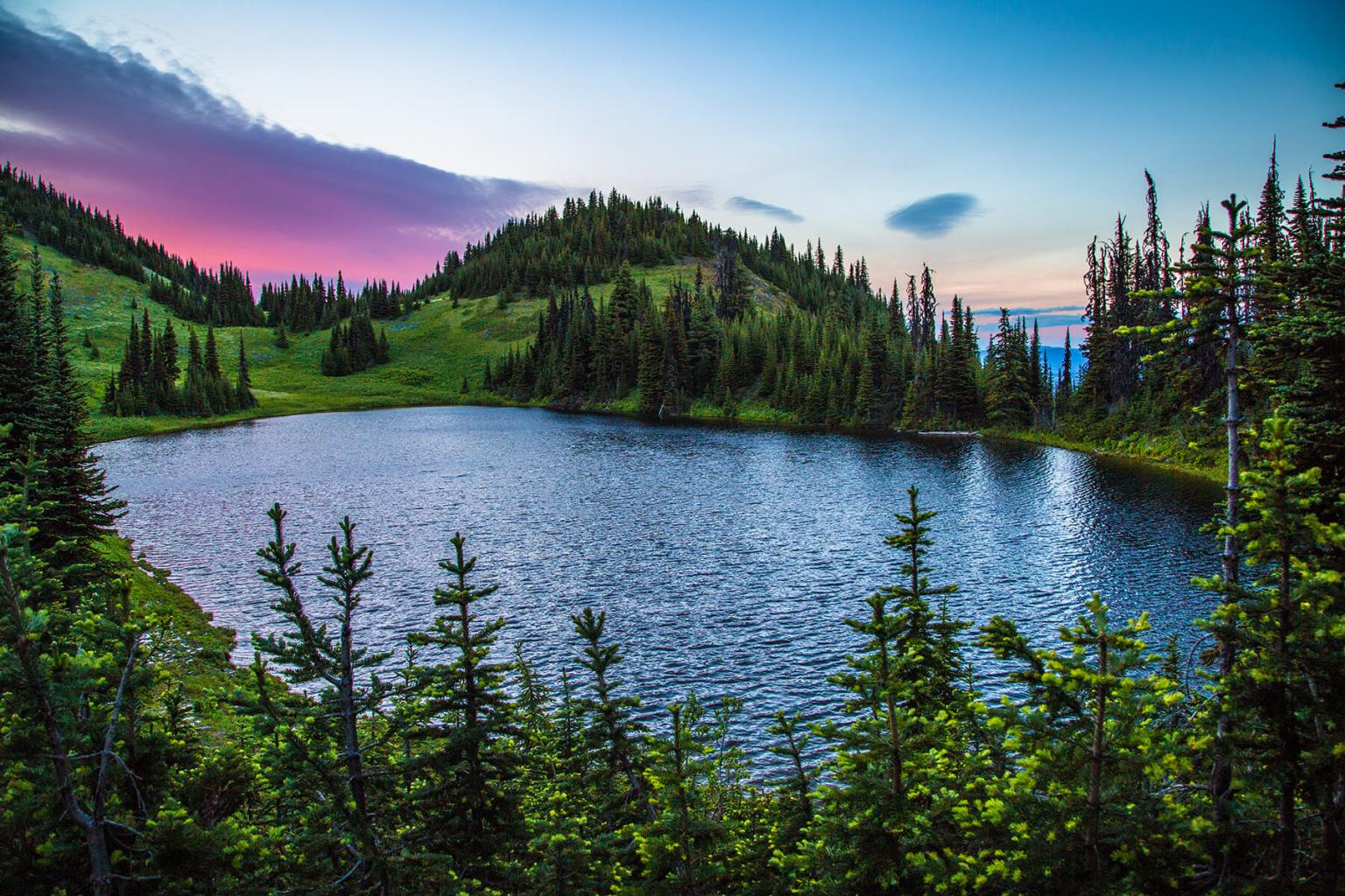 Tod Lake at Sun Peaks Resort