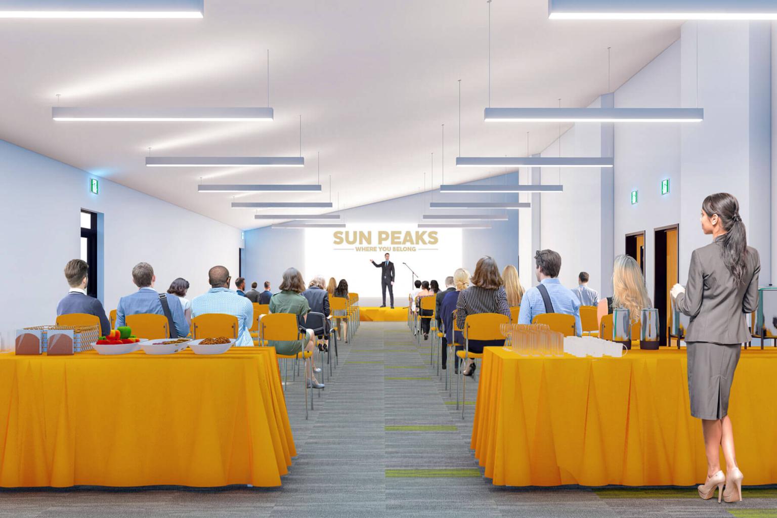 Adapt Sun Peaks Centre spaces to your needs.