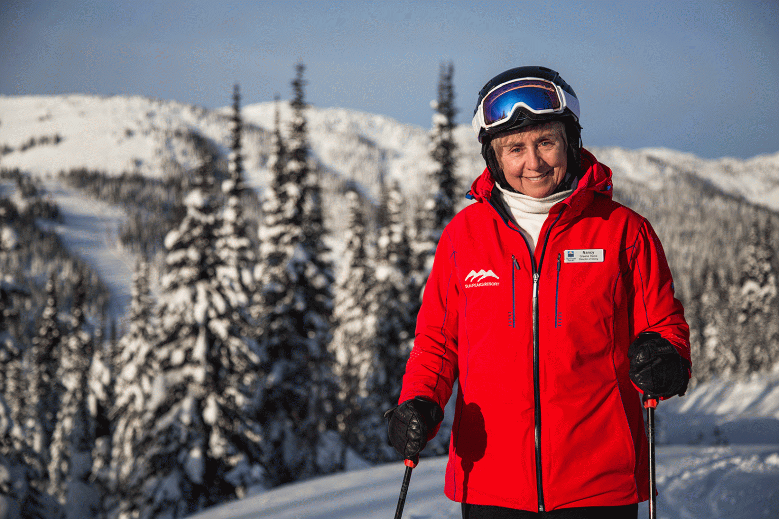 Sun Peaks Director of Skiing Nancy Greene