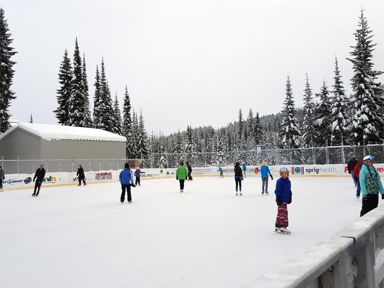 Grand Opening of the Outdoor Skating Rink Sun Peaks Resort