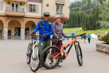 Biking with an instructor